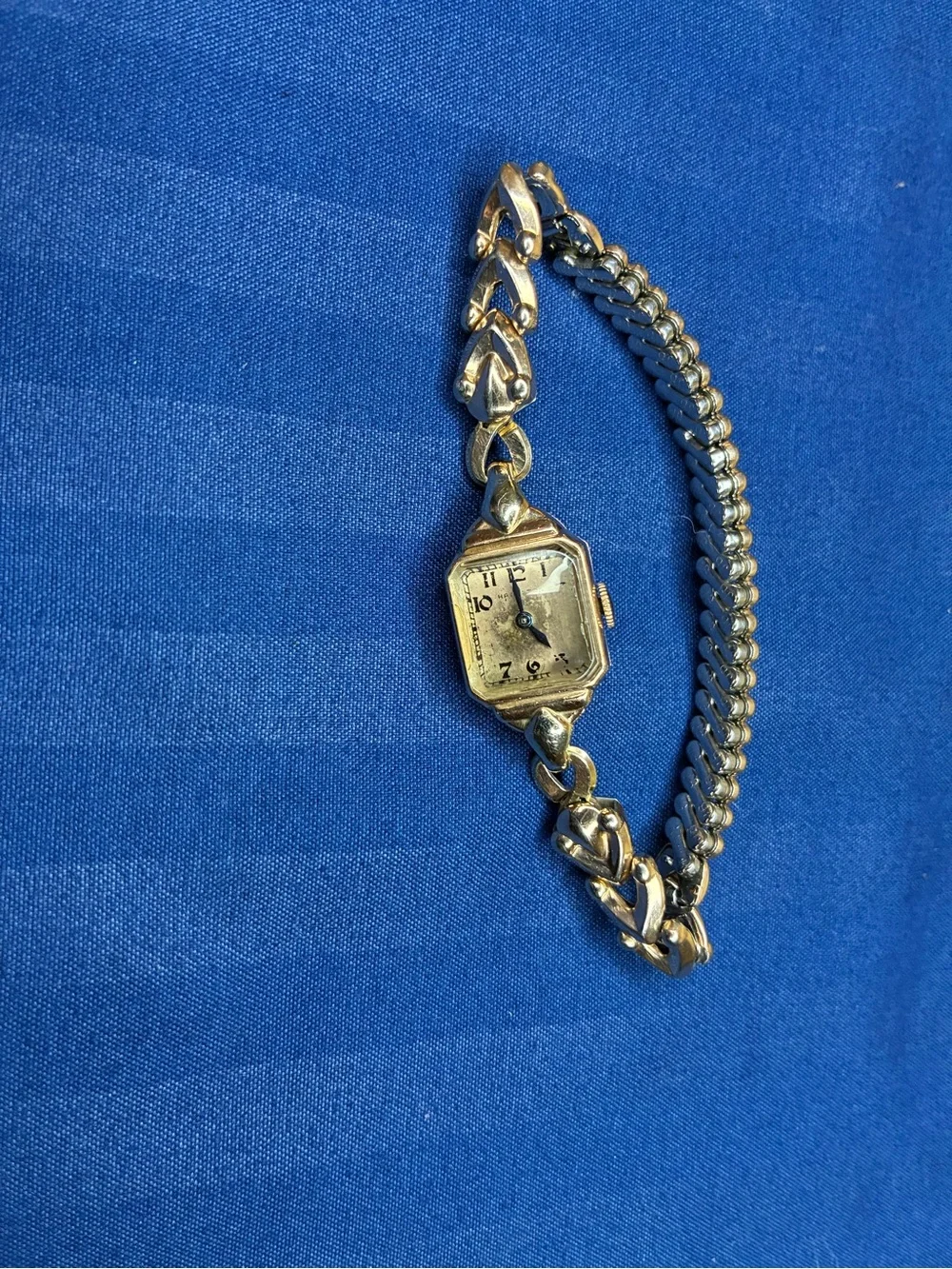 Vintage Hamilton Ladies Rose Gold-Tone Bracelet Watch